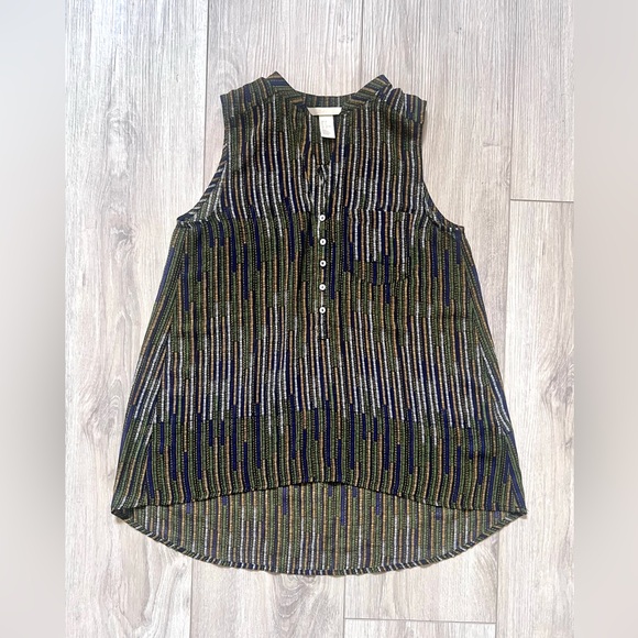 (New)H&M sleeveless chiffon blouse,2 - Picture 1 of 5